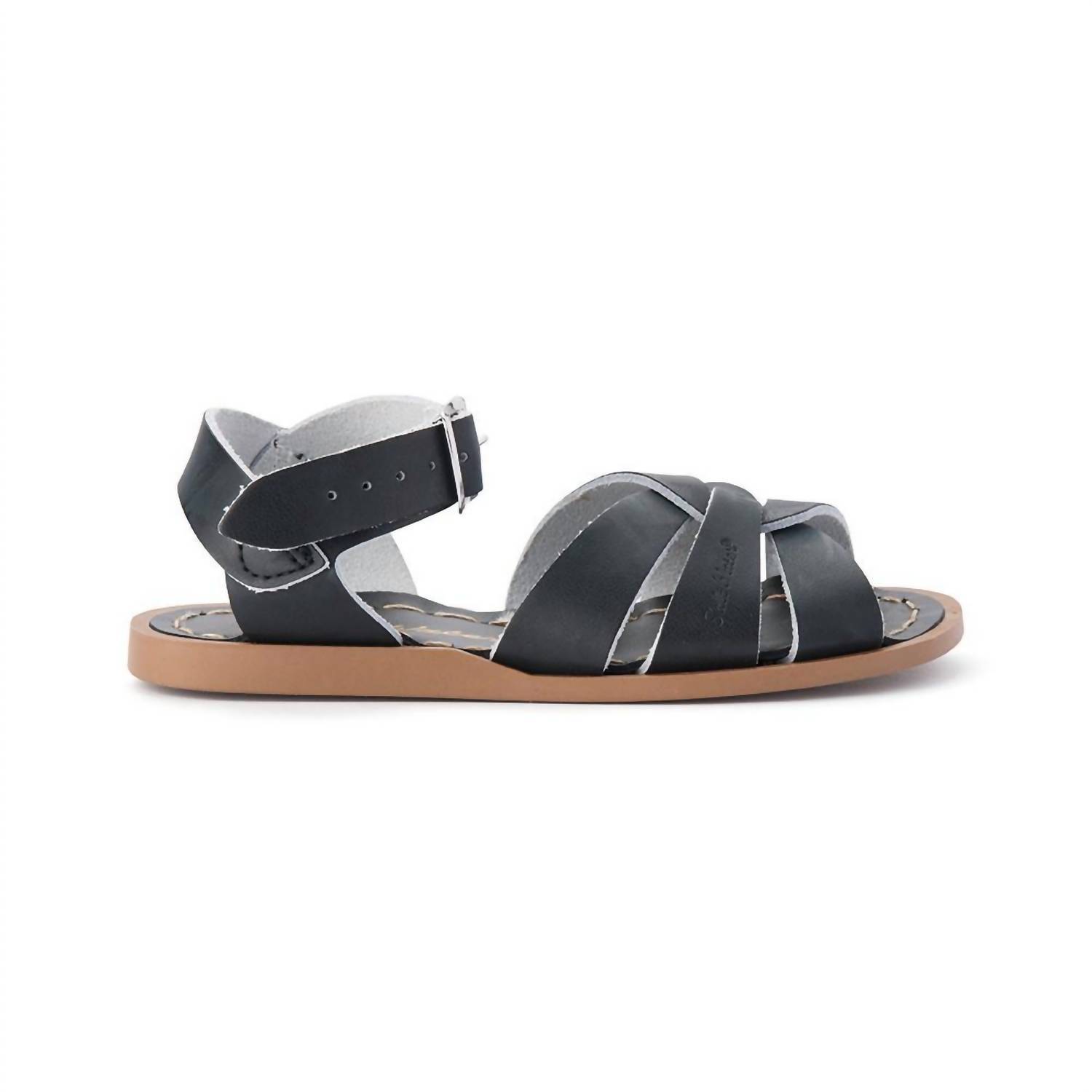 New Salt Water Sandals Women's Adult To Kids Original Flat Sandals In Black